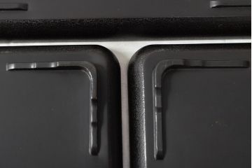 明治〜大正　会津漆器　梅にホトトギスの図　石目螺鈿　木製お盆5枚(会津塗)(R-052220)