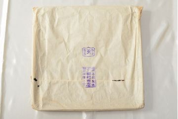 明治〜大正　会津漆器　梅にホトトギスの図　石目螺鈿　木製お盆5枚(会津塗)(R-052220)