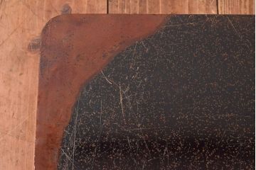 江戸〜明治　花に鶏図　蒔絵梨地　木製文箱(硯箱)(R-052222)