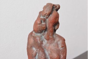 木内克作　ブロンズ　裸婦像　高さ19cm(共箱付)(R-052224)