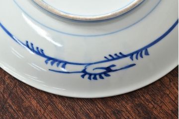 大清光緒年製　色絵染付　六寸皿3枚セット(伊万里、中国?)(R-052227)