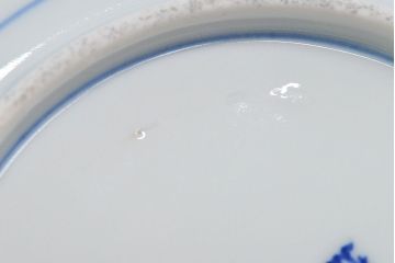 大清光緒年製　色絵染付　六寸皿3枚セット(伊万里、中国?)(R-052228)