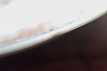 大清光緒年製　色絵染付　六寸皿3枚セット(伊万里、中国?)(R-052230)