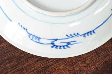 大清光緒年製　色絵染付　六寸皿3枚セット(伊万里、中国?)(R-052237)