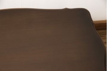 中古　カリモク家具(karimoku)　domani(ドマーニ)　Louis(ルイ)XVシリーズ　曲線が美しいサイドテーブル(センターテーブル、ローテーブル、コンソールテーブル)(R-052262)