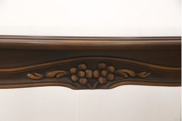 中古　カリモク家具(karimoku)　domani(ドマーニ)　Louis(ルイ)XVシリーズ　曲線が美しいサイドテーブル(センターテーブル、ローテーブル、コンソールテーブル)(R-052262)