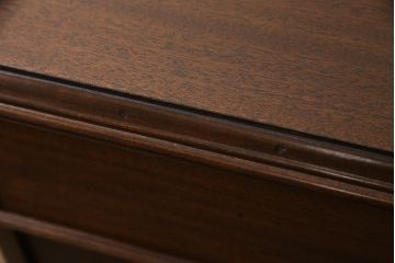 アメリカビンテージ　DREXEL HERITAGE (ドレクセルヘリテイジ)　マホガニー材　洗練された大人の雰囲気醸し出す両袖デスク(机、在宅ワーク、在宅用ワークデスク、ヴィンテージ)(R-052269)