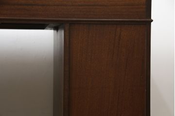 アメリカビンテージ　DREXEL HERITAGE (ドレクセルヘリテイジ)　マホガニー材　洗練された大人の雰囲気醸し出す両袖デスク(机、在宅ワーク、在宅用ワークデスク、ヴィンテージ)(R-052269)