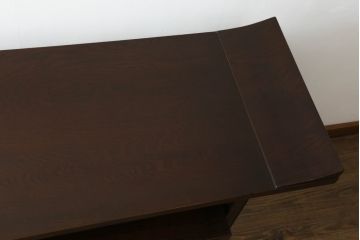和製ビンテージ　和モダンなデザインが上質な雰囲気を醸し出す飾り棚(茶棚、収納棚、ヴィンテージ)(R-052270)
