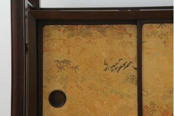 和製ビンテージ　和モダンなデザインが上質な雰囲気を醸し出す飾り棚(茶棚、収納棚、ヴィンテージ)(R-052270)