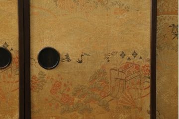 和製ビンテージ　和モダンなデザインが上質な雰囲気を醸し出す飾り棚(茶棚、収納棚、ヴィンテージ)(R-052270)