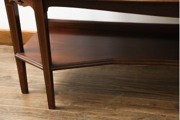 イギリスアンティーク　花をモチーフにした象嵌が非常に美しいキャビネット(飾り棚、収納棚、キュリオケース)(R-052273)