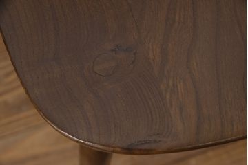 イギリスビンテージ　ERCOL(アーコール)　カントリースタイルにも合うクエーカーチェア4脚セット(椅子、板座チェア、ダイニングチェア、ヴィンテージ)(R-052275)