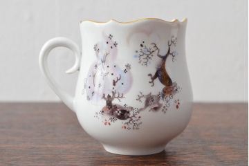 Meissen　マイセン　アーモンドツリー　カップ&ソーサー(アーモンドの木)(定価194,000円)(R-052281)
