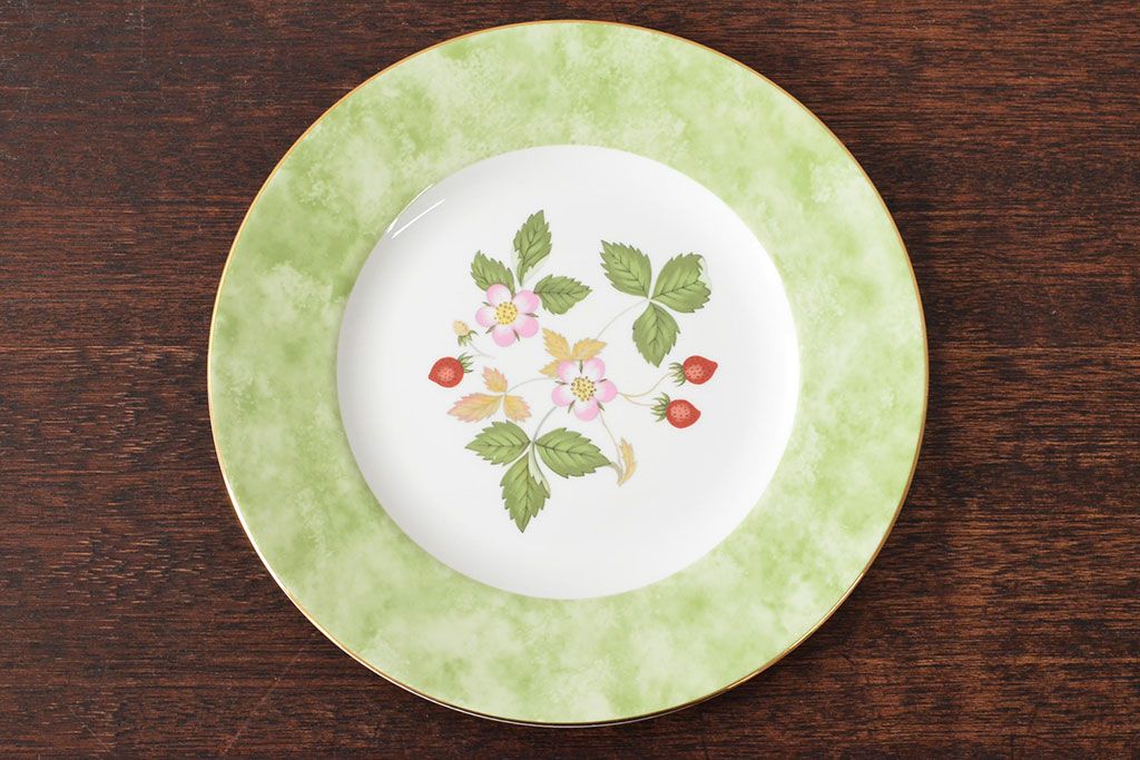 WEDGWOOD　ウェッジウッド　ワイルドストロベリー　カップ&ソーサー2客・プレート2枚セット(洋食器)(R-052282)
