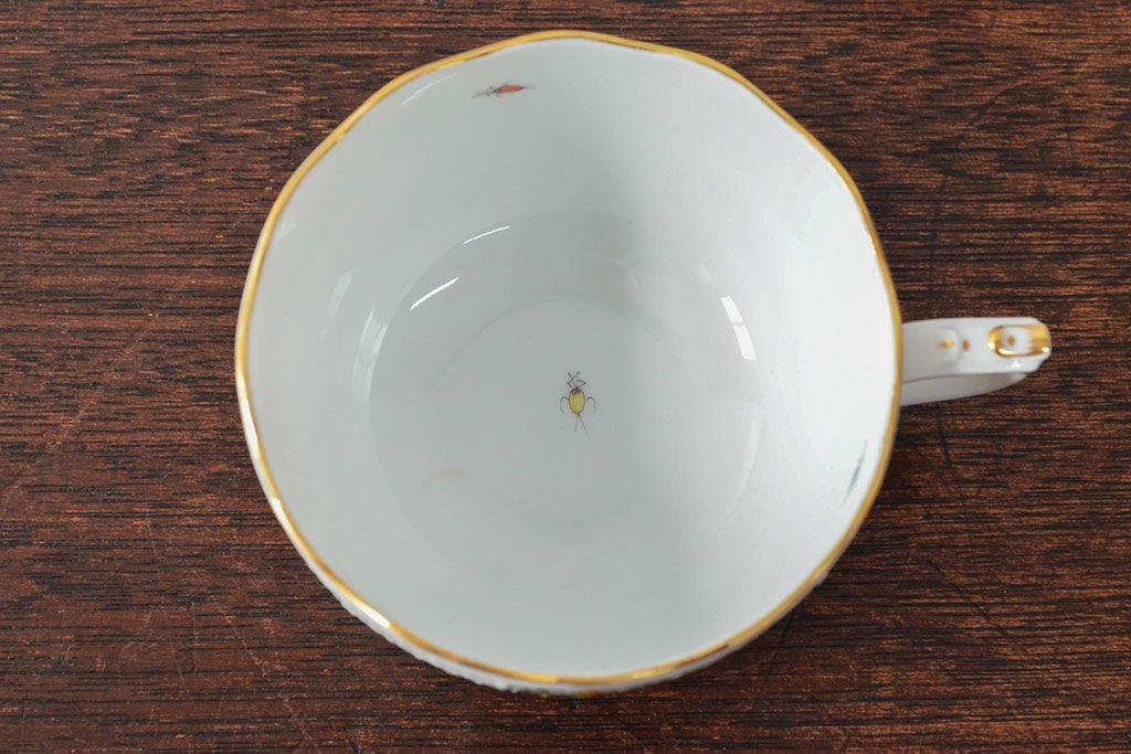 ハンガリー　HEREND　ヘレンド　フルーツコンポジション　カップ&ソーサー3客セット(洋食器)(R-052283)