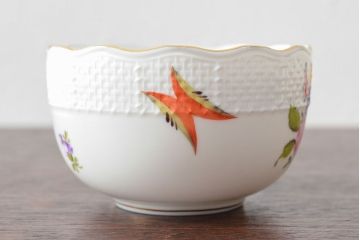 ハンガリー　HEREND　ヘレンド　フルーツコンポジション　カップ&ソーサー3客セット(洋食器)(R-052283)