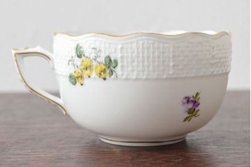 ハンガリー　HEREND　ヘレンド　フルーツコンポジション　カップ&ソーサー3客セット(洋食器)(R-052283)