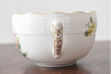 ハンガリー　HEREND　ヘレンド　フルーツコンポジション　カップ&ソーサー3客セット(洋食器)(R-052283)