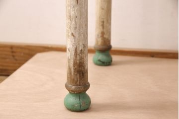 和製アンティーク　味わいのあるレトロなケビントガラスケース(飾り棚、陳列棚、収納棚、キャビネット)(R-052285)