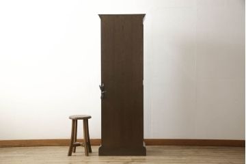 中古　超美品　カリモク家具(karimoku)　domani(ドマーニ)　QUEENS　LIFE(クイーンズライフ)　洗練されたデザインが美しいキュリオケース(飾り棚、ガラスケース、陳列棚、収納棚)(定価約32万円)(R-052289)