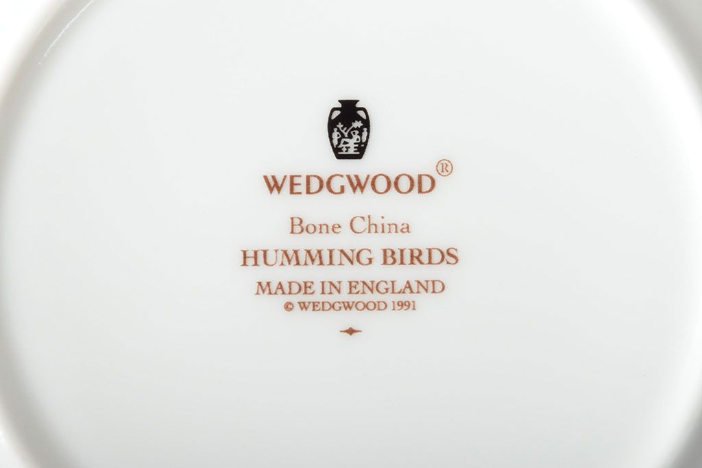 WEDGWOOD　ウェッジウッド　ハミングバード　カップ&ソーサー2客セット(洋食器)(R-052290)