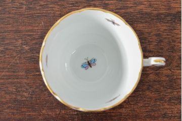 ハンガリー　HEREND　ヘレンド　ロスチャイルドバード　カップ&ソーサー2客セット(洋食器)(R-052291)