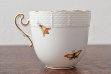 ハンガリー　HEREND　ヘレンド　ロスチャイルドバード　カップ&ソーサー2客セット(洋食器)(R-052291)