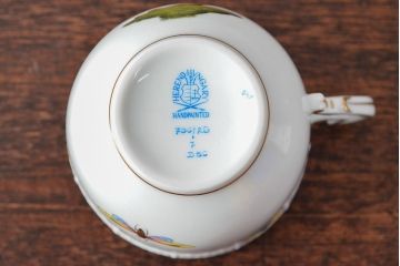 ハンガリー　HEREND　ヘレンド　ロスチャイルドバード　カップ&ソーサー2客セット(洋食器)(R-052291)