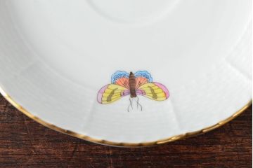 ハンガリー　HEREND　ヘレンド　ロスチャイルドバード　カップ&ソーサー2客セット(洋食器)(R-052291)