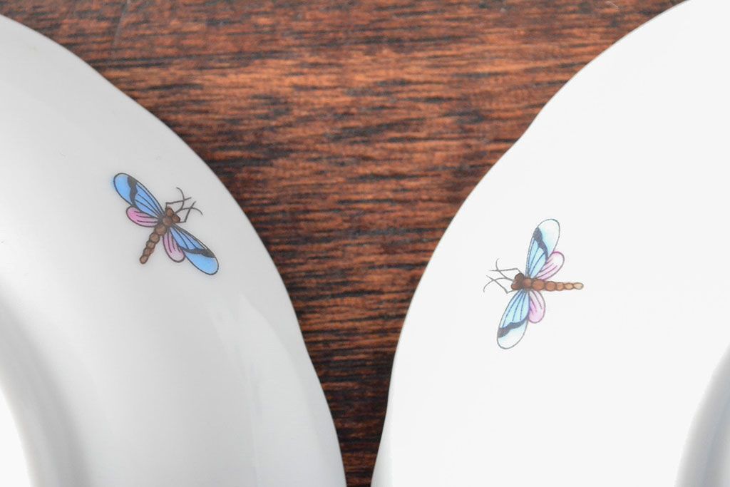 ハンガリー　HEREND　ヘレンド　ロスチャイルドバード　カップ&ソーサー2客セット(洋食器)(R-052291)