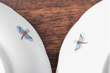 ハンガリー　HEREND　ヘレンド　ロスチャイルドバード　カップ&ソーサー2客セット(洋食器)(R-052291)