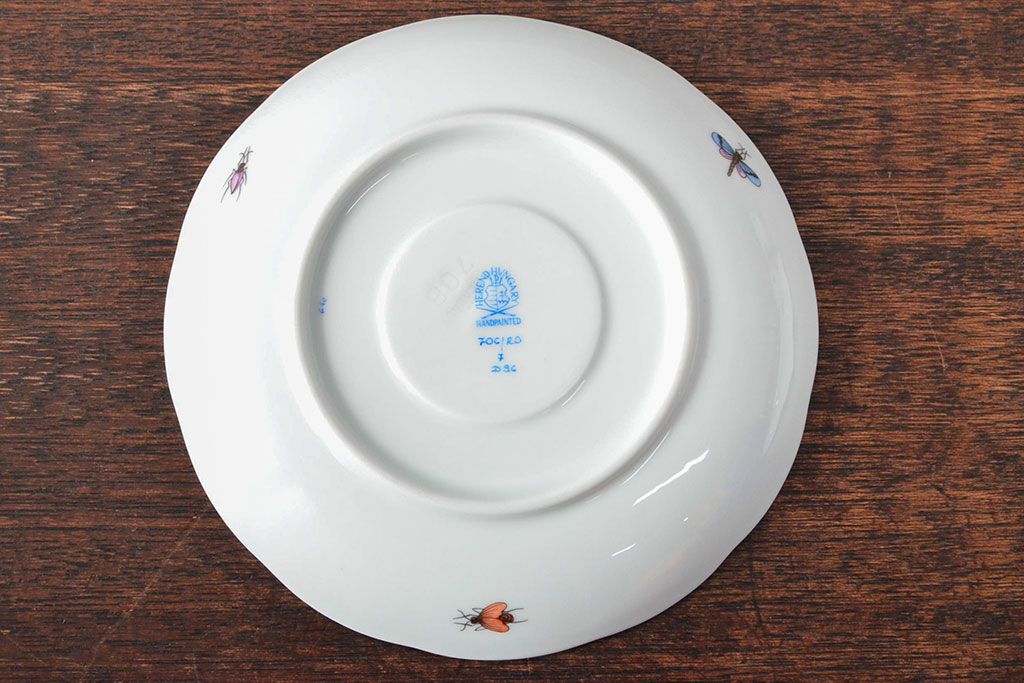 ハンガリー　HEREND　ヘレンド　ロスチャイルドバード　カップ&ソーサー2客セット(洋食器)(R-052291)