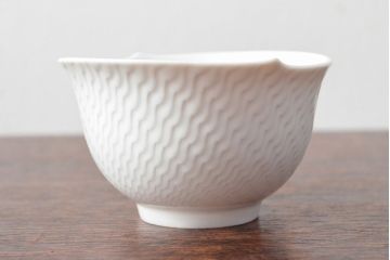 Meissen　マイセン　波の戯れ　ピッチャーなど5点セット(カップ&ソーサー、サラダボウル、洋食器)(R-052293)