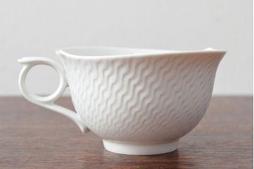 Meissen　マイセン　波の戯れ　ピッチャーなど5点セット(カップ&ソーサー、サラダボウル、洋食器)(R-052293)