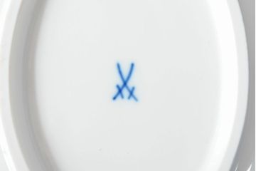 Meissen　マイセン　波の戯れ　ピッチャーなど5点セット(カップ&ソーサー、サラダボウル、洋食器)(R-052293)