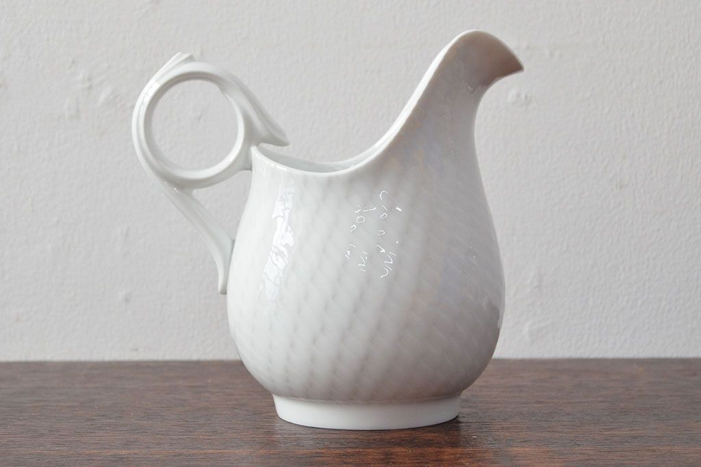 Meissen　マイセン　波の戯れ　ピッチャーなど5点セット(カップ&ソーサー、サラダボウル、洋食器)(R-052293)