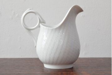 Meissen　マイセン　波の戯れ　ピッチャーなど5点セット(カップ&ソーサー、サラダボウル、洋食器)(R-052293)