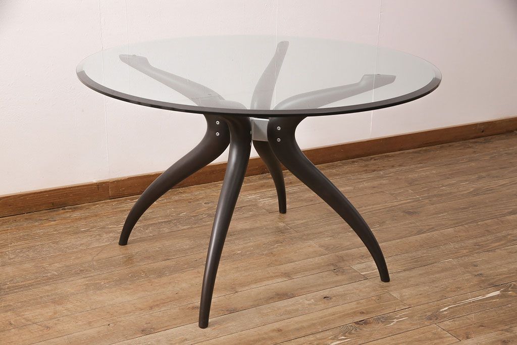 美品！ポラダ Porada 高級ガラステーブル イタリア 美品！ポラダ Porada 高級ガラステーブル イタリア ガラステーブル