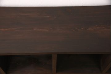 ラフジュ工房オリジナル　ヒノキ材　シンプルなデザインが魅力のマス目棚(ロッカー、収納棚、本棚、飾り棚)(R-052304)