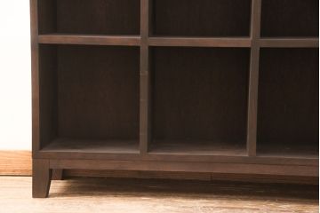 ラフジュ工房オリジナル　ヒノキ材　和モダンな空間づくりにおすすめのマス目棚(ロッカー、収納棚、本棚、飾り棚)(R-052305)