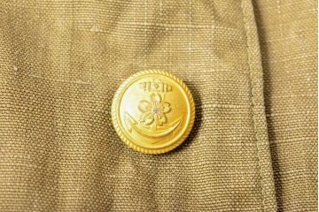 当時物　旧日本海軍　予科練三種軍衣　上下セット(ズボン、袴、軍服)(R-052319)