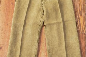 当時物　旧日本海軍　予科練三種軍衣　上下セット(ズボン、袴、軍服)(R-052319)