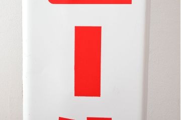 昭和レトロ　サッポロビール　ホーロー看板(琺瑯、ディスプレイ)(R-052320)