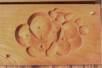 昭和レトロ　古い菓子型5点(鯛、亀、梅)(R-052322)