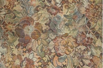 中古美品　ERCOL(アーコール)　上品な花柄が素敵な1人掛けソファ(ラウンジチェア、アームチェア、椅子、1シーターソファ)(R-052324)