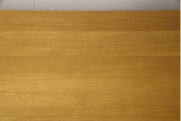 中古　デンマーク輸入家具　オーク材　大きなサイズで広々使える、スタイリッシュなダイニングテーブル(食卓、作業台、北欧)(R-052336)