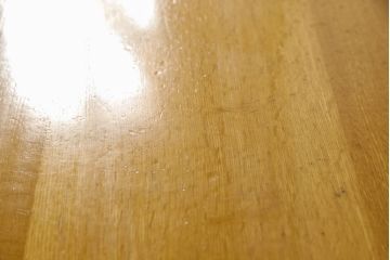 中古　デンマーク輸入家具　オーク材　大きなサイズで広々使える、スタイリッシュなダイニングテーブル(食卓、作業台、北欧)(R-052336)