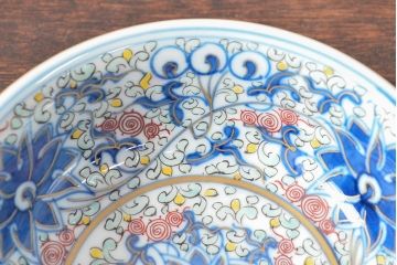 大清光緒年製 色絵染付 深鉢3点(深皿、伊万里、中国?)(R-052339)