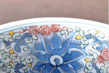 大清光緒年製 色絵染付 深鉢3点(深皿、伊万里、中国?)(R-052339)